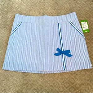 Lilly Pulitzer Seersucker Skort NWT